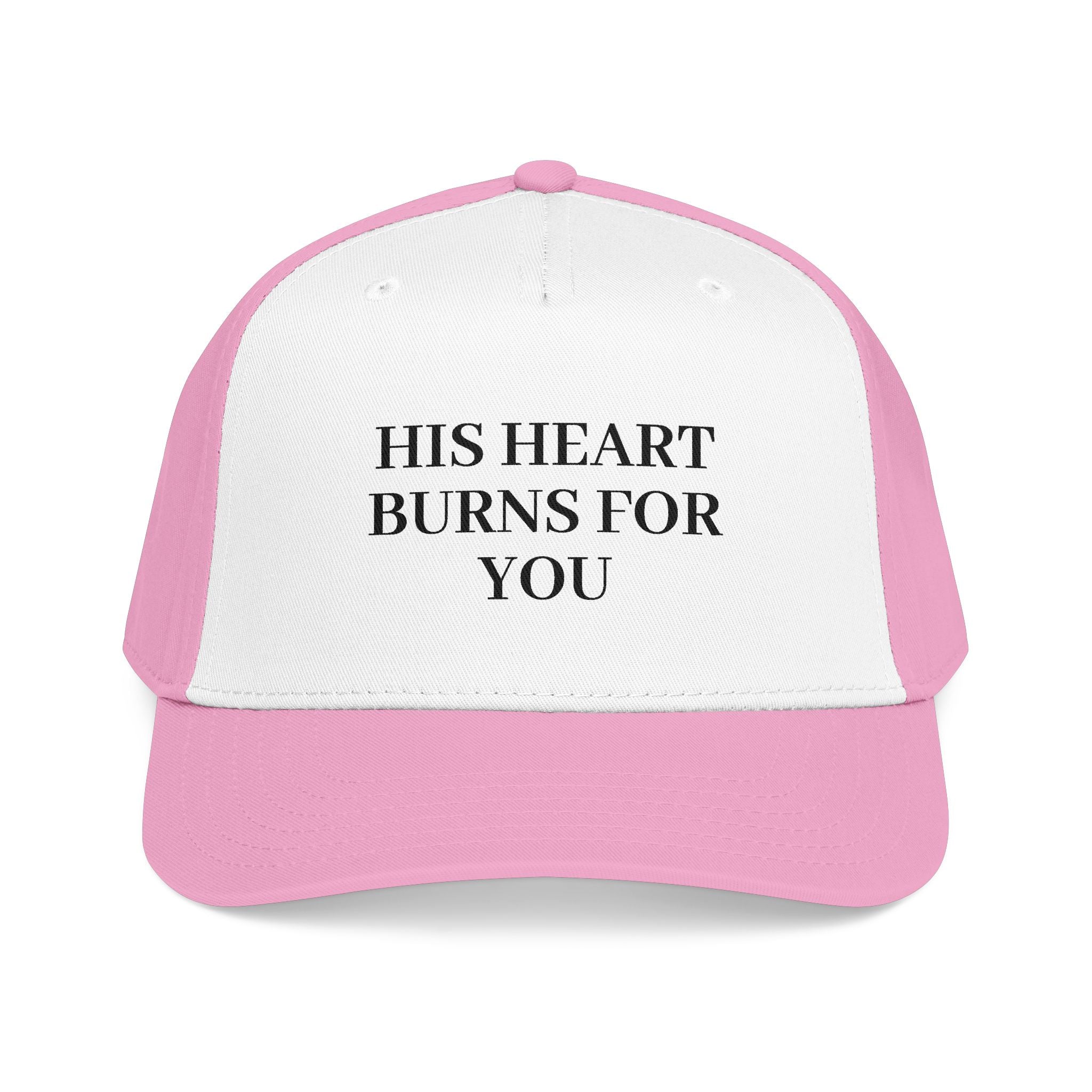 His Heart Burns For You - Mid Profile Baseball Cap