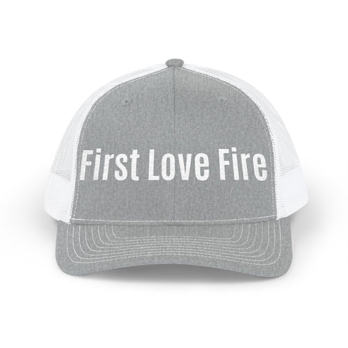 First Love Fire Embroidered Trucker Hat