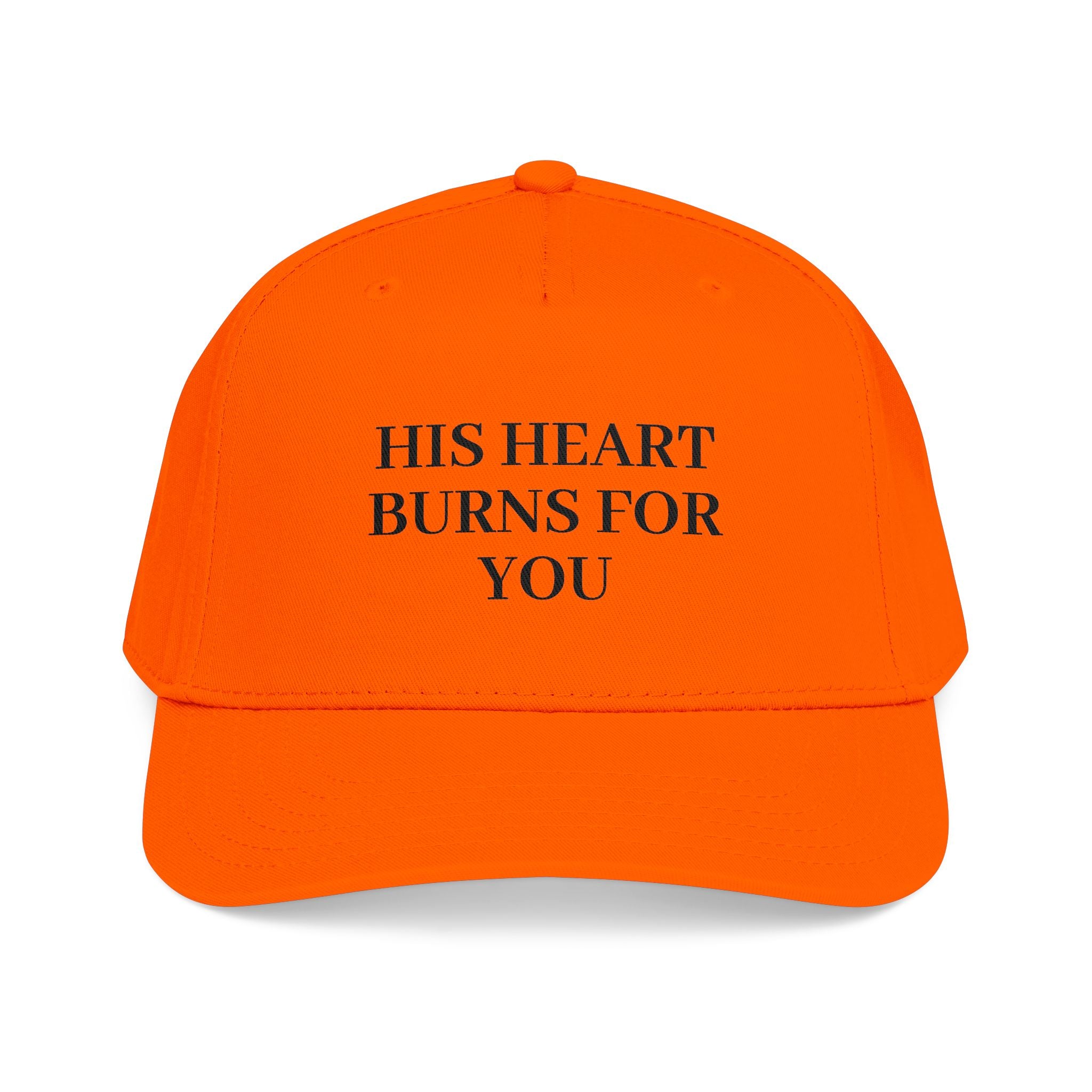 His Heart Burns For You - Mid Profile Baseball Cap