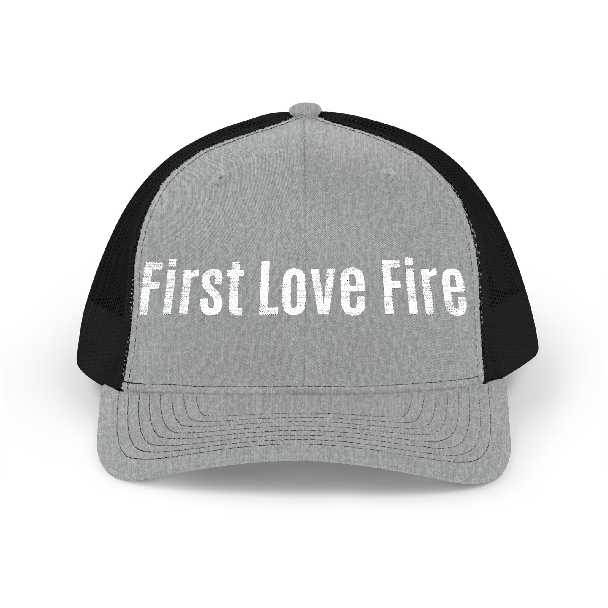 First Love Fire Embroidered Trucker Hat