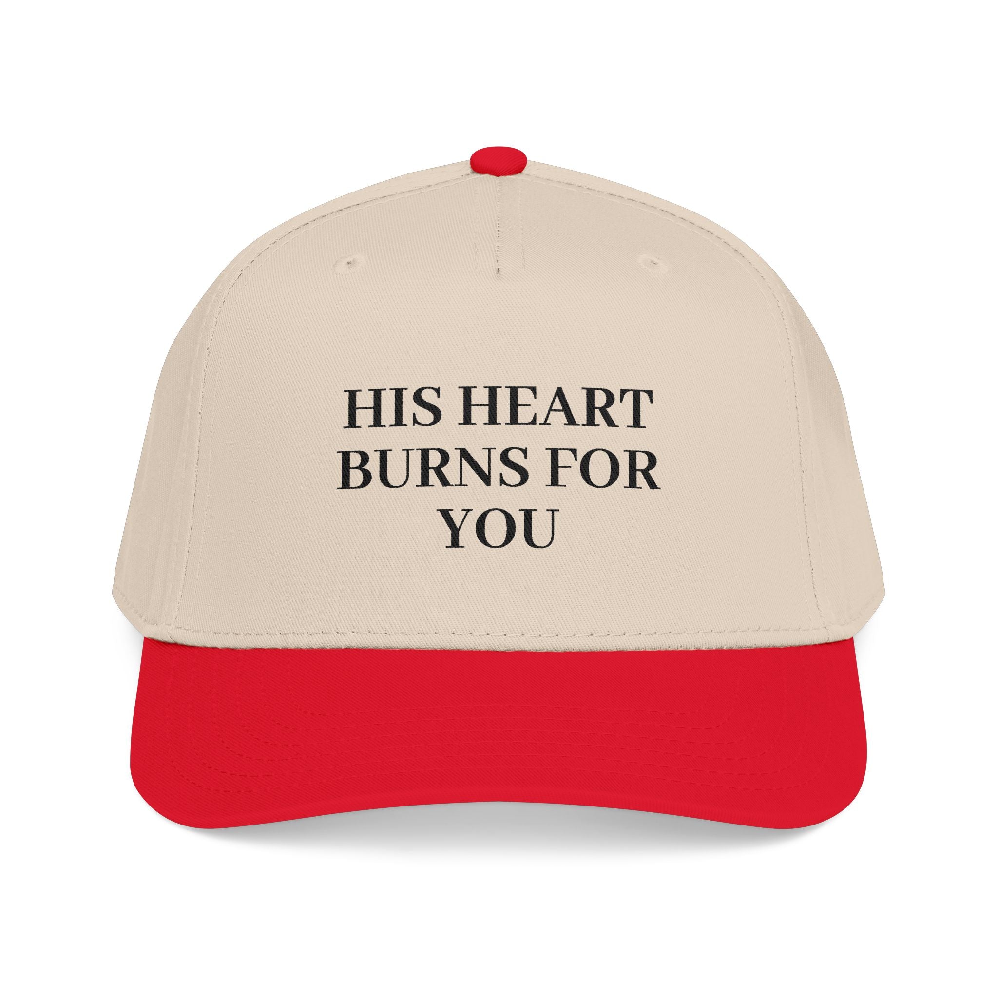 His Heart Burns For You - Mid Profile Baseball Cap