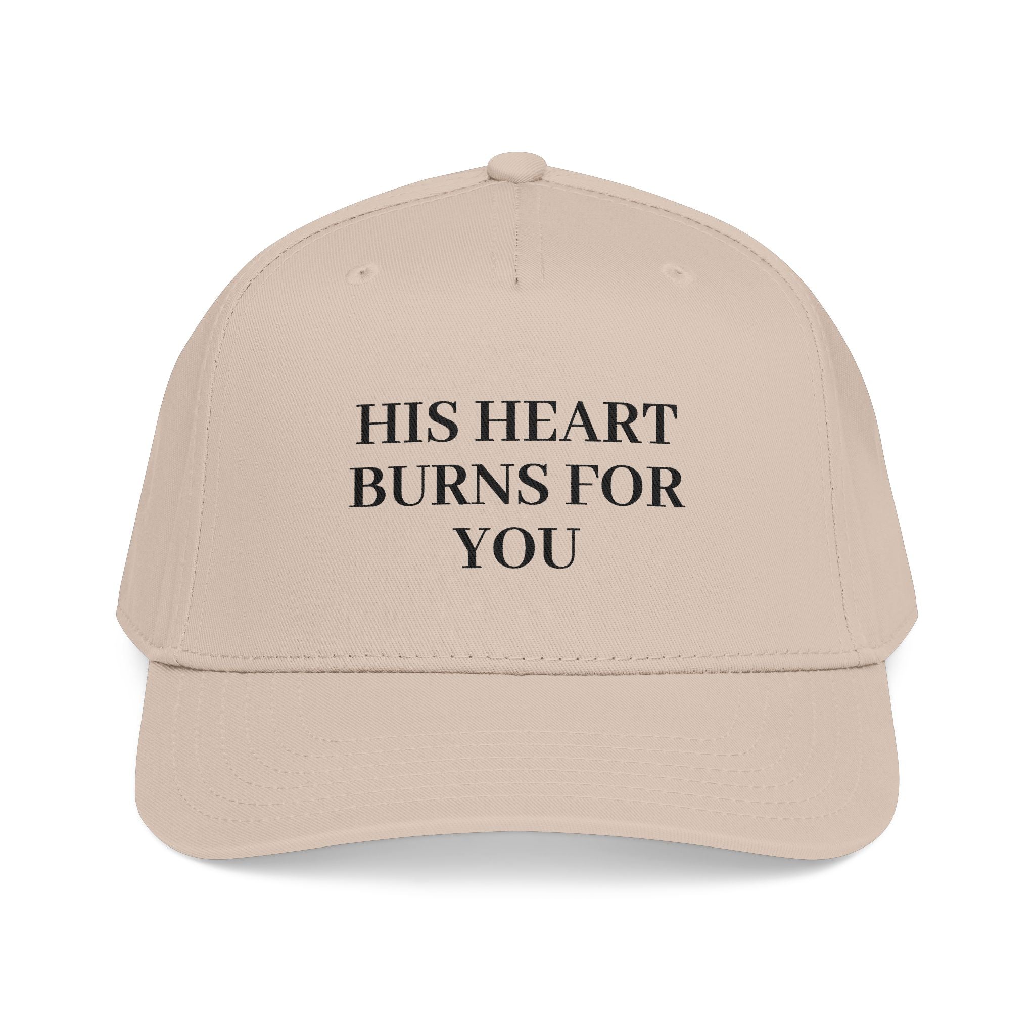 His Heart Burns For You - Mid Profile Baseball Cap