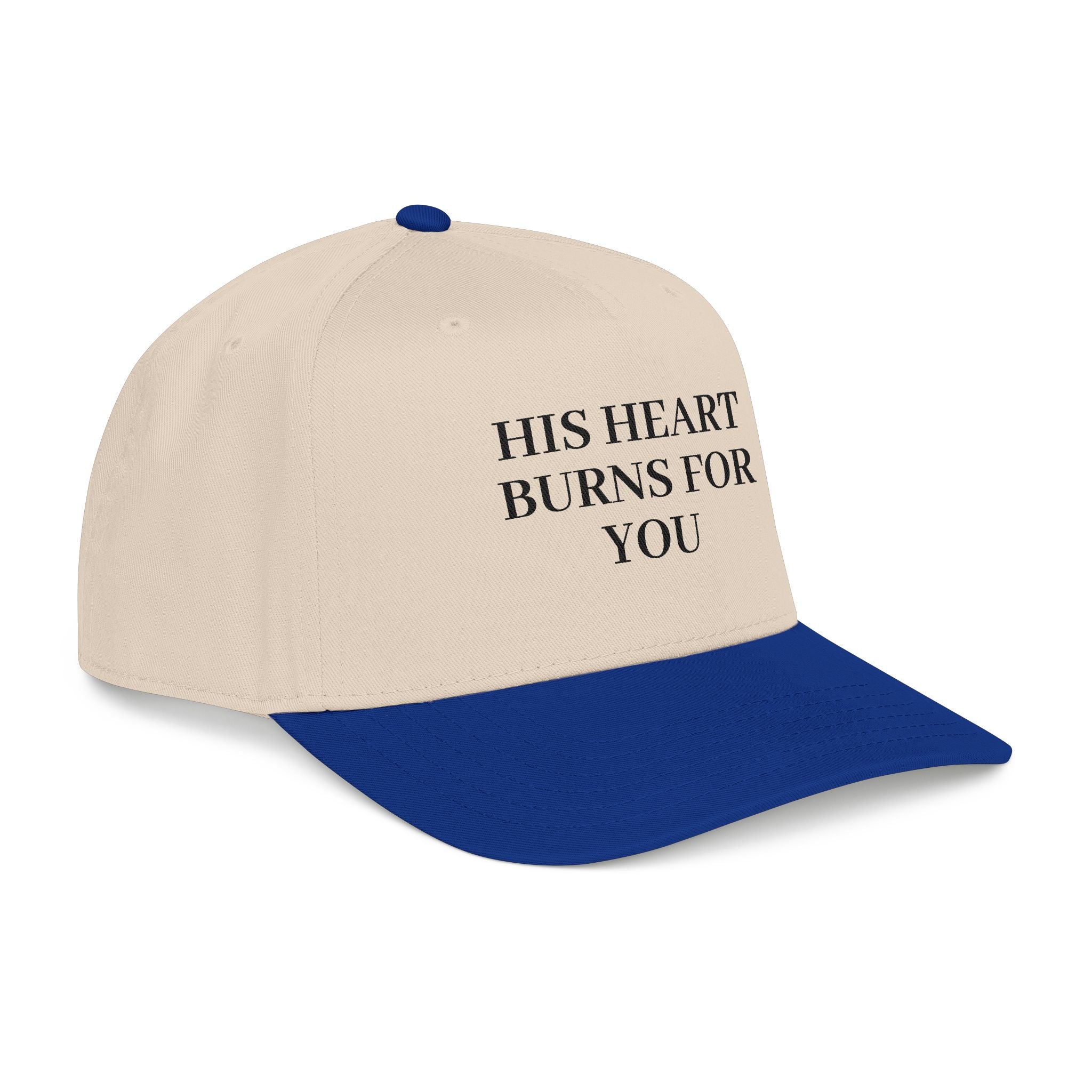 His Heart Burns For You - Mid Profile Baseball Cap