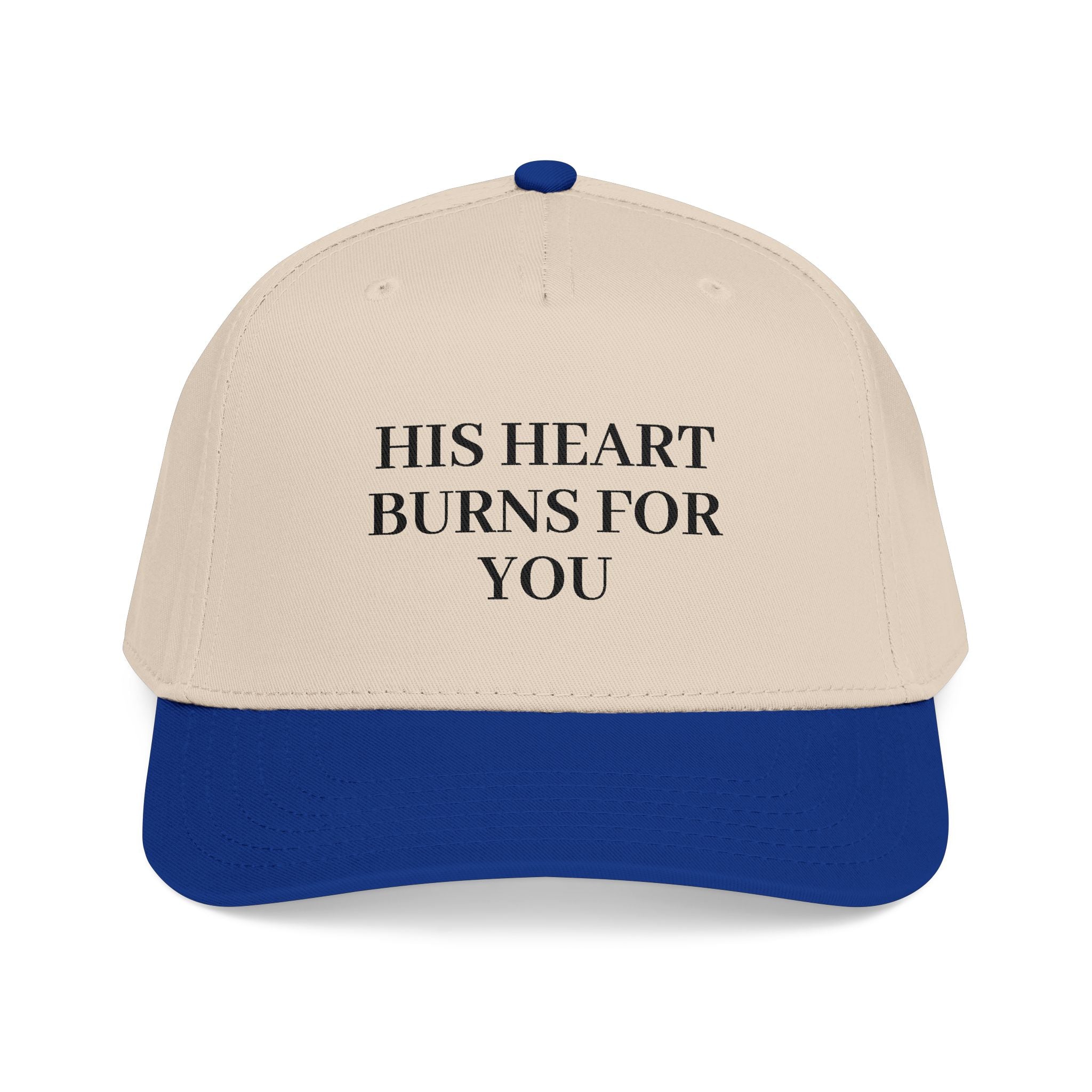 His Heart Burns For You - Mid Profile Baseball Cap
