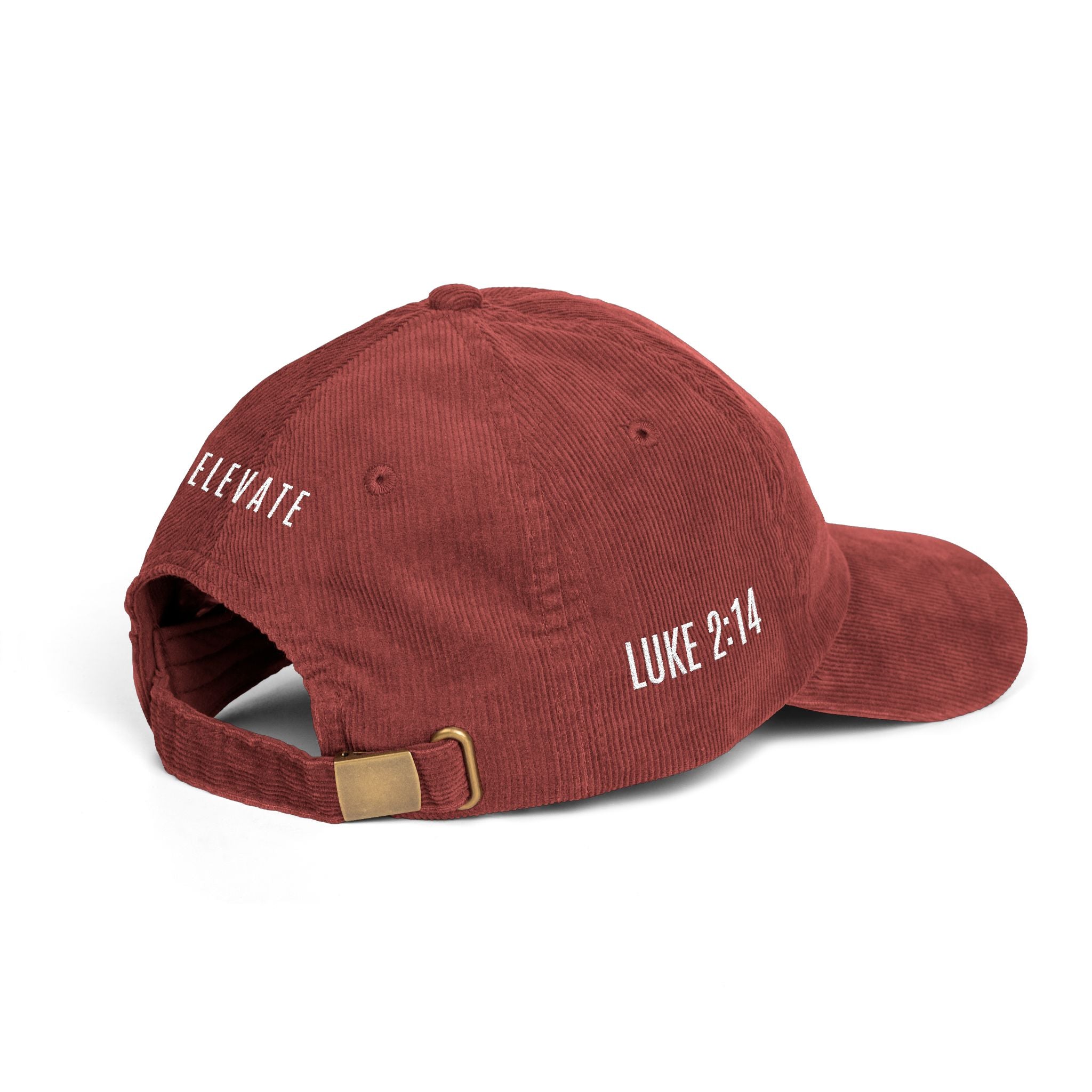 Embroidered Corduroy Cap — "Soli Deo Gloria" Vintage Dad Hat
